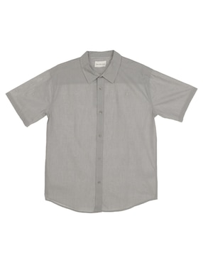 Camisa Casual Calvin Klein De Algodón Manga Corta Para Niño