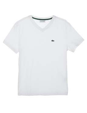 Playera Lacoste Manga Corta Para Niño