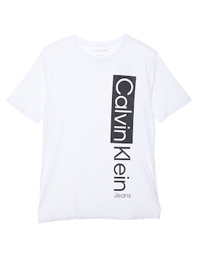 Playera Calvin Klein Manga Corta Para Niño