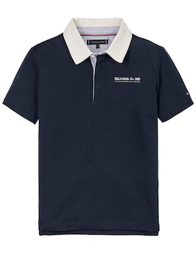 Playera Tipo Polo Tommy Hilfiger De Algodón Para Niño