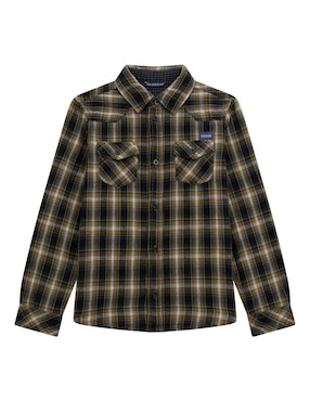 Camisa Casual GUESS De Algodón Manga Larga Para Niño