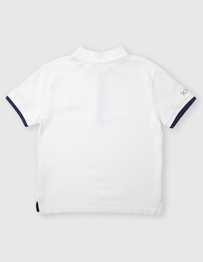 Playera tipo polo El Pulpo de algodón para niño