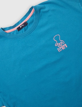 Playera El Pulpo manga corta para niño