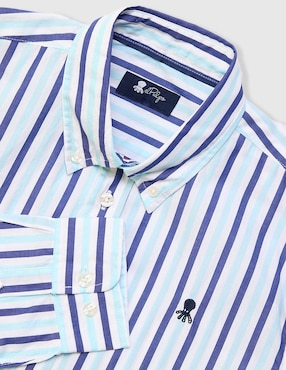 Camisa casual El Pulpo manga larga para niño