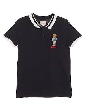 Playera Tipo Polo GUESS De Algodón Para Niño