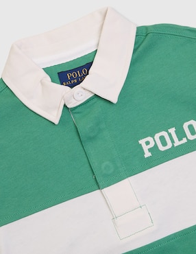 Playera tipo polo Polo de algodón para niño