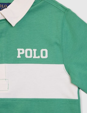 Playera tipo polo Polo de algodón para niño