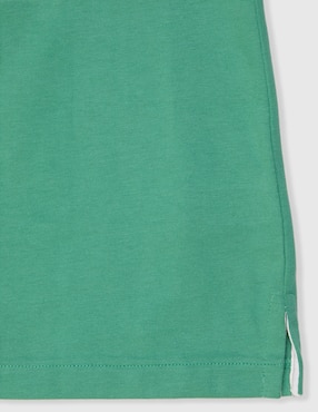 Playera tipo polo Polo de algodón para niño