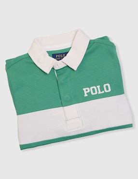 Playera tipo polo Polo de algodón para niño