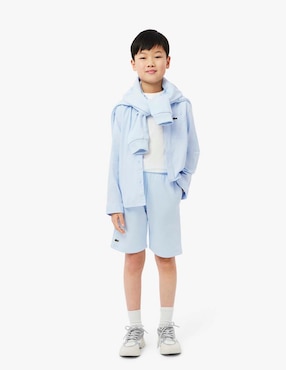 Camisa casual Lacoste Core Essentials de algodón manga larga infantil