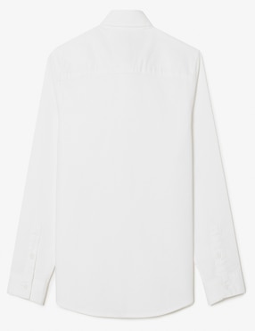 Camisa casual Lacoste Core Essentials de algodón manga larga infantil