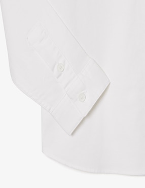 Camisa casual Lacoste Core Essentials de algodón manga larga infantil