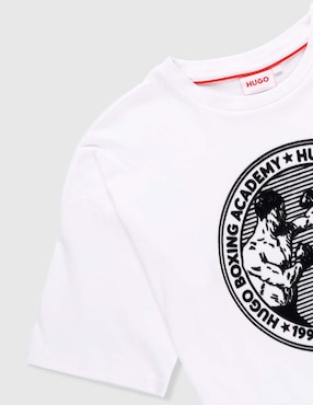 Playera Hugo manga corta para niño