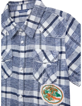 Camisa casual Guess de algodón manga corta para niño