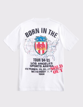 Playera Abercrombie & Fitch manga corta para niño