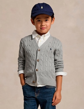 Suéter trenzado Polo para niño