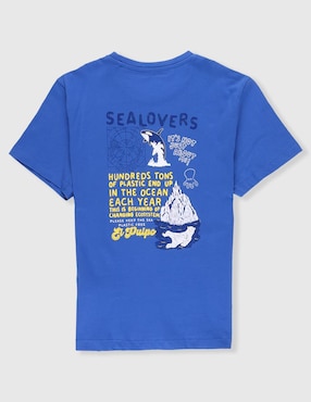 Playera El Pulpo manga corta para niño