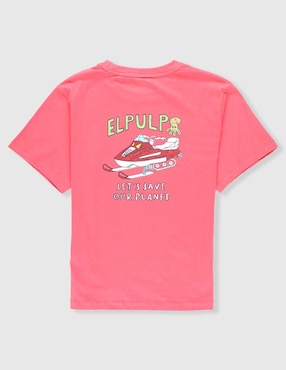 Playera El Pulpo manga corta para niño