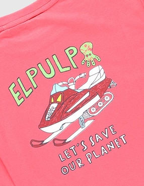 Playera El Pulpo manga corta para niño