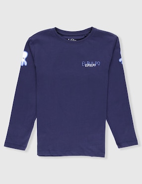 Playera El Pulpo manga larga para niño