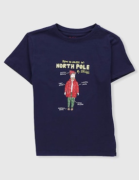 Playera El Pulpo manga corta para niño