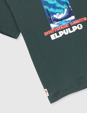 Playera El Pulpo manga corta para niño