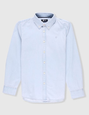 Camisa casual El Pulpo de algodón manga larga para niño
