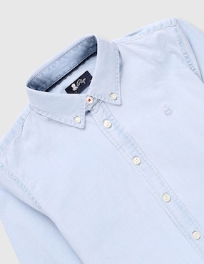 Camisa casual El Pulpo de algodón manga larga para niño