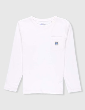 Playera El Pulpo manga larga para niño