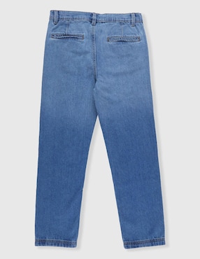 Jeans skinny El Pulpo lavado medio para niño