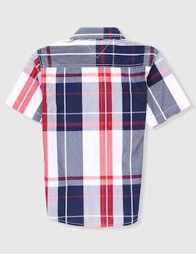 Camisa casual Tommy Hilfiger de algodón manga larga para niño