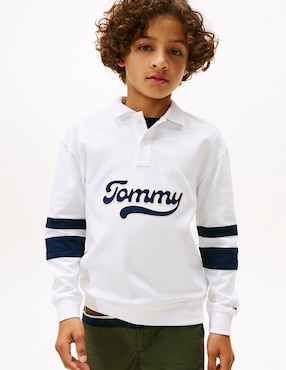 Playera tipo polo Tommy Hilfiger de algodón para niño