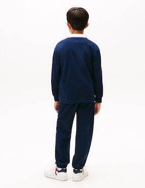 Playera tipo polo Tommy Hilfiger de algodón para niño