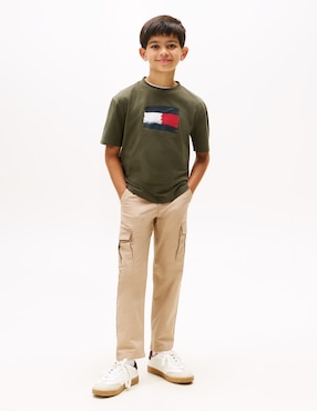 Playera Tommy Hilfiger manga corta para niño
