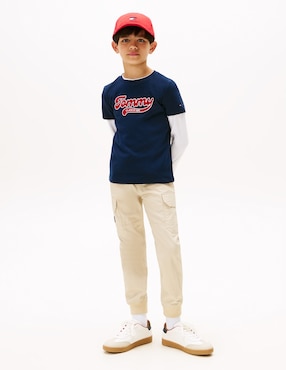 Playera Tommy Hilfiger manga corta para niño