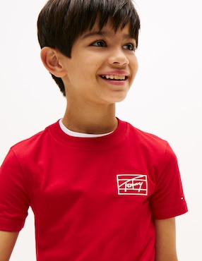 Playera Tommy Hilfiger manga corta para niño