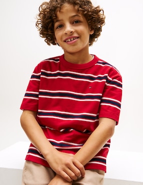 Playera Tommy Hilfiger manga corta para niño