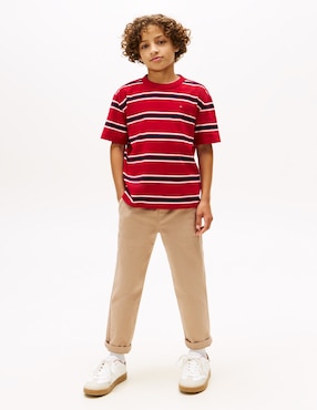 Playera Tommy Hilfiger manga corta para niño