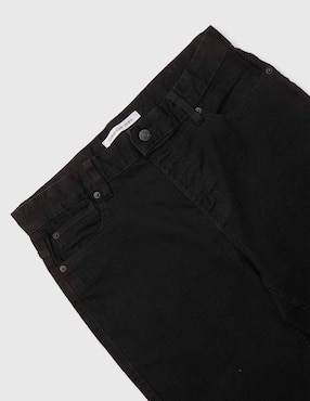 Jeans straight Ck lavado obscuro para niño