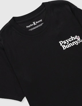 Playera Psycho Bunny manga corta para niño