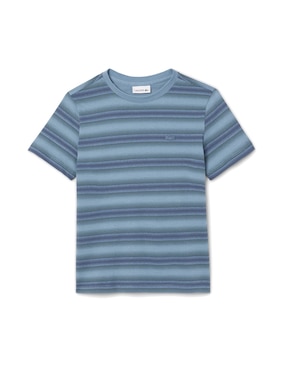Playera Lacoste manga corta para niño