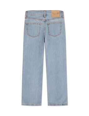 Jeans straight Abercrombie & Fitch lavado claro para niño