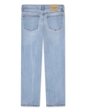 Jeans straight Abercrombie & Fitch lavado claro para niño