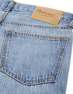 Jeans straight Abercrombie & Fitch 93AF84-MGM lavado claro para niño