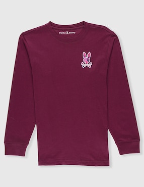 Playera Psycho Bunny manga larga para niño