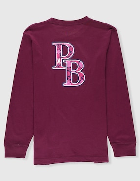 Playera Psycho Bunny manga larga para niño