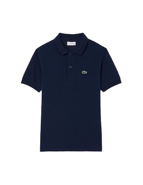Playera tipo polo Lacoste de algodón para niño