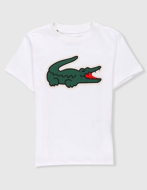 Playera Lacoste manga corta para niño