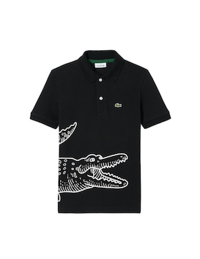 Playera tipo polo Lacoste de algodón para niño