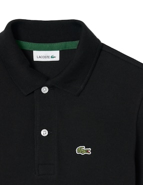 Playera tipo polo Lacoste de algodón para niño